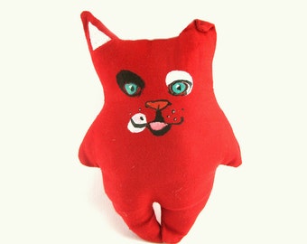 Soft Toys , Stuffed Dog , Kids Toys , Fabric Dog , Animal Doll , Rag Toy , Funny Animals , Fabric Toys , Red Toys , Art Doll Dog , Toy Dog