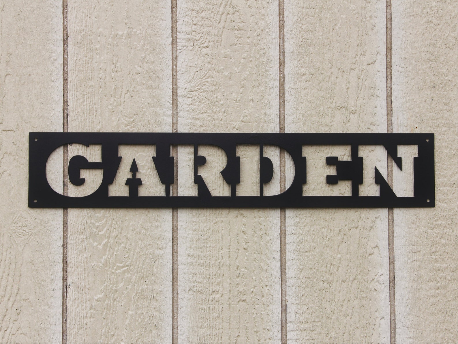 Garden Sign Metal Garden Sign Custom Garden Sign Garden | Etsy