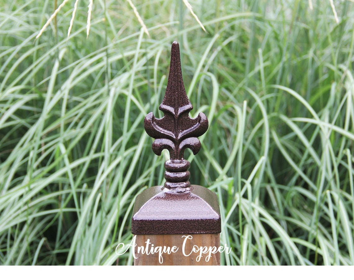 Winged Wrought Iron Decorative Post Cap for Nominal 4x4 Post Etsy