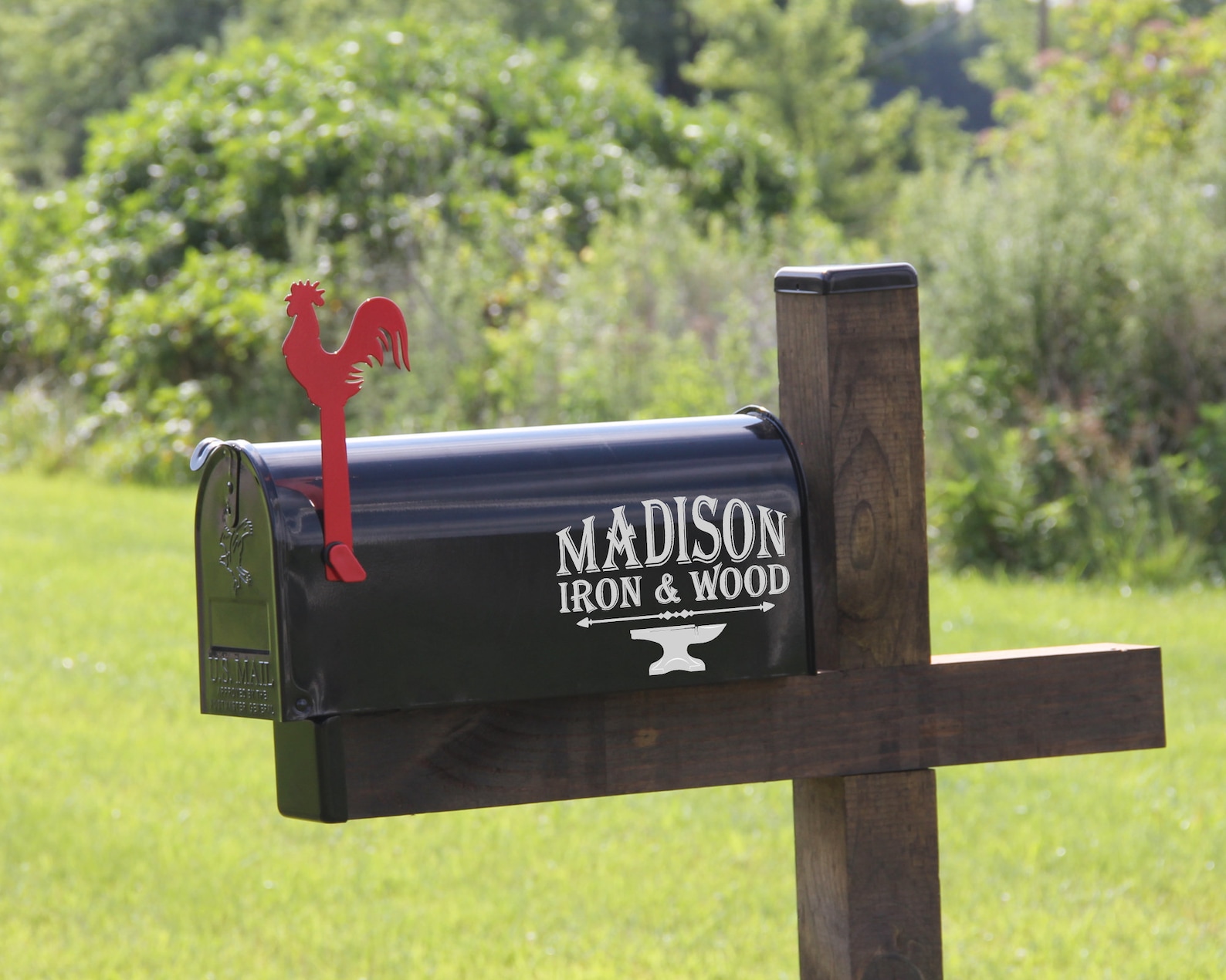 Rooster Mailbox Flag Decorative Mailbox Flag Metal Rooster Etsy