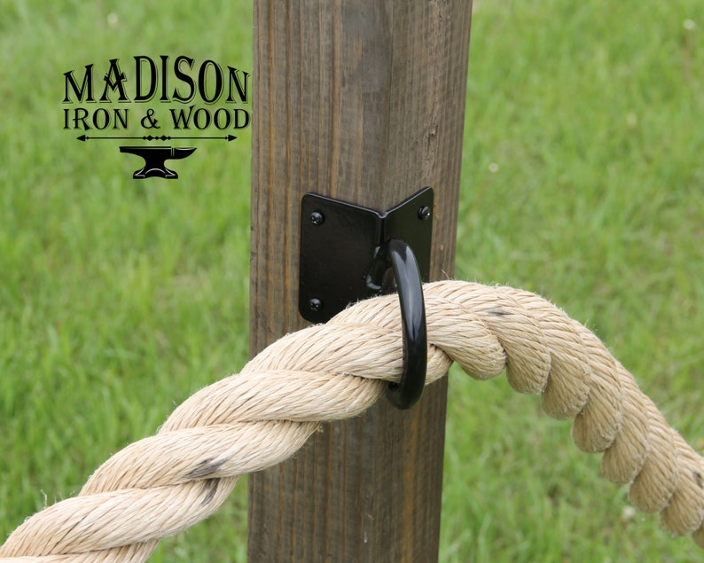 Metal Nautical Rope Corner Fence Ring Nautical Rope Holder Etsy