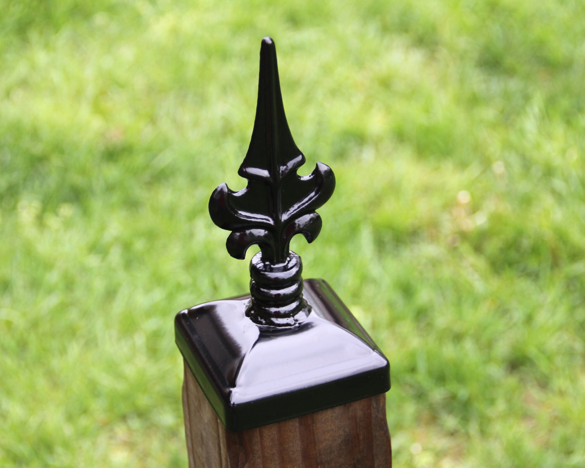 Winged Wrought Iron Decorative Post Cap for Nominal 4x4 Post Etsy