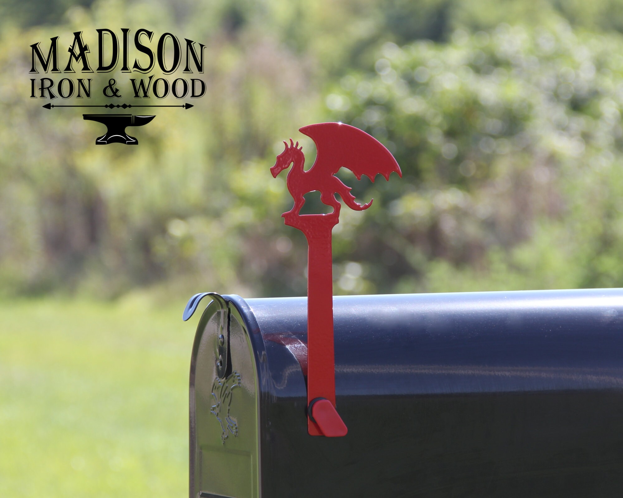 Dragon Mailbox Flag Decorative Mailbox Flag Metal Dragon Etsy
