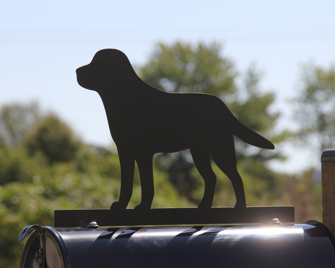 Dog Mailbox Topper, Decorative Mailbox Sign, Dog Themed Mailbox