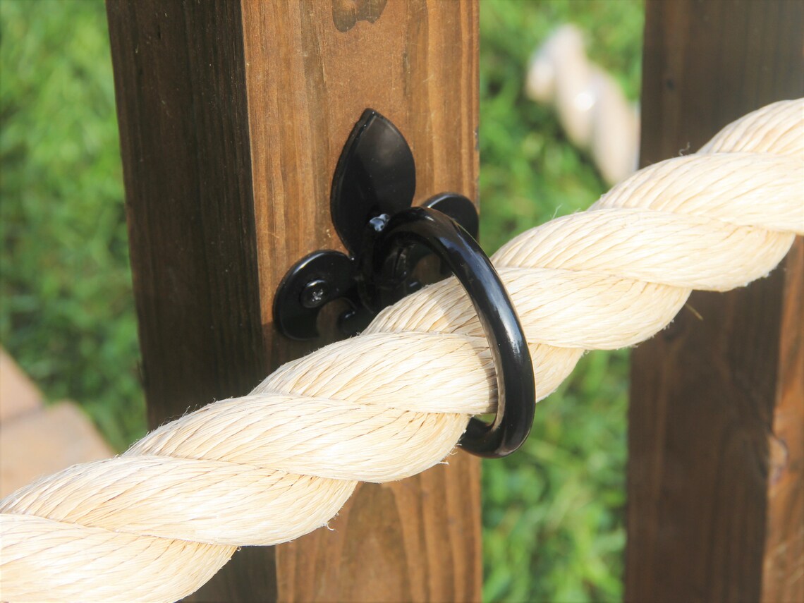 Fleur De Lis Nautical Rope Fence Bracket Fleur de lis Design Etsy