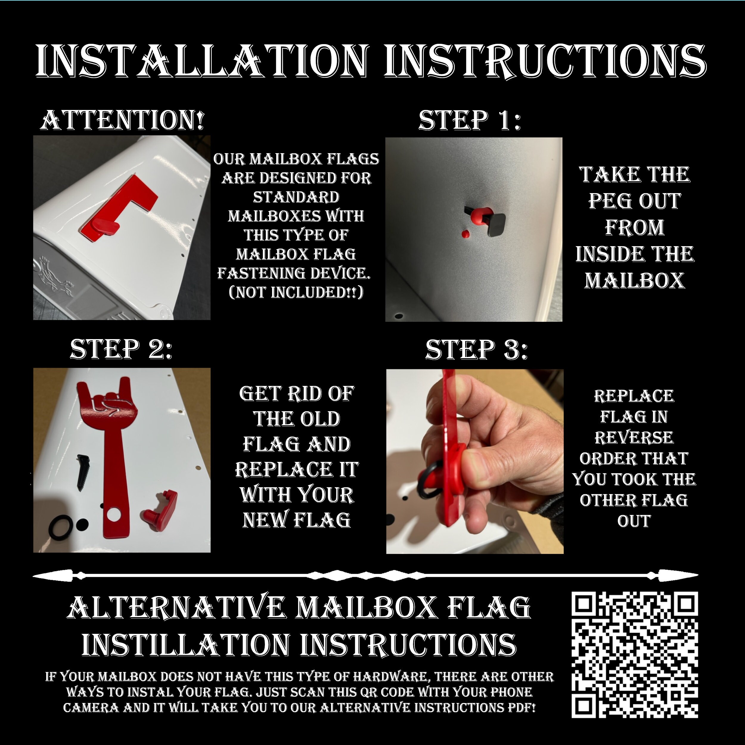 Dragon Mailbox Flag Decorative Mailbox Flag Metal Dragon Etsy