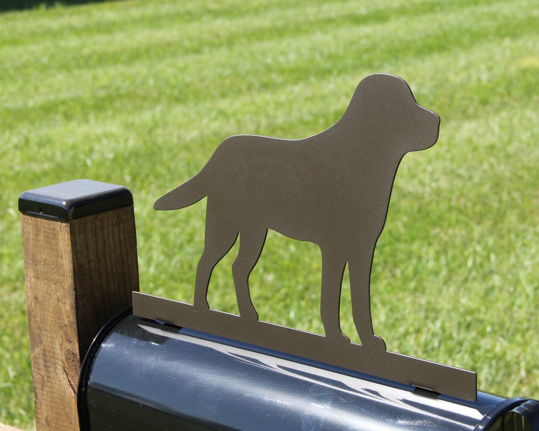 Dog Mailbox Topper Decorative Mailbox Sign Dog Themed Etsy