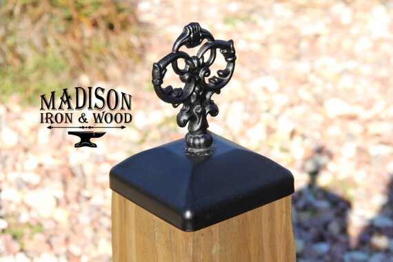 6x6 Post Cap For Wood Fence Post Decorative Victorian Hand Etsy