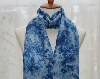 Hand Dyed Silk Scarf