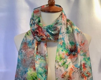 Hand Dyed Silk Scarf