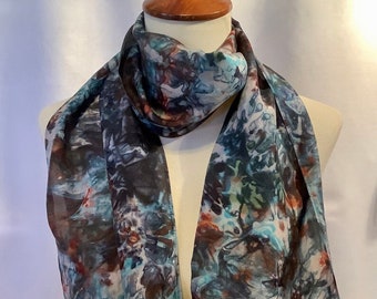 Hand Dyed Silk Scarf