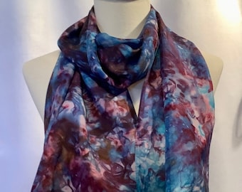 Hand Dyed Silk Scarf