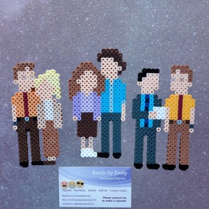 The Office Magnets / Ornaments - Michael Dwight Angela Pam Jim - Schrute Farms Dunder Mifflin Fridge/Locker Magnets Tree Ornaments