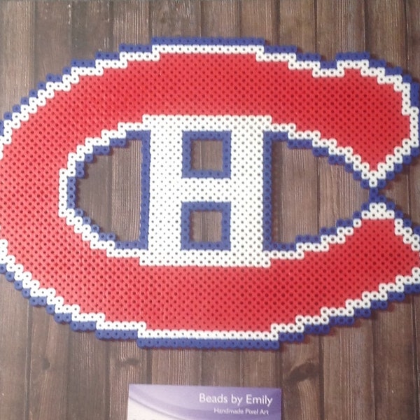 Montreal Canadiens - Handmade Fan Art - NHL Hockey Team Logo - Large Bead Sprite