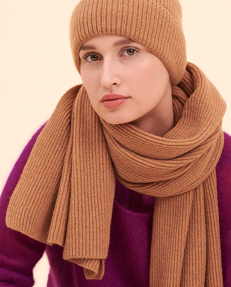 Camel Cashmere Scarf Cashmere Shawl Cashmere Throw Cashmere Etsy