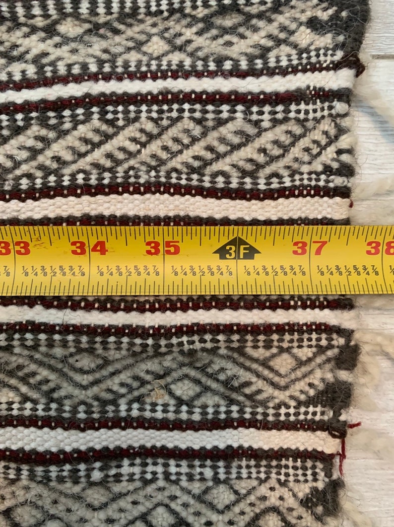 Moroccan Handmade Wool Accent Runner