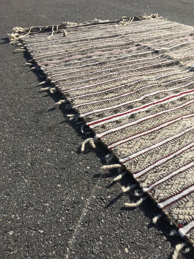 Moroccan Handmade Wool Accent Runner
