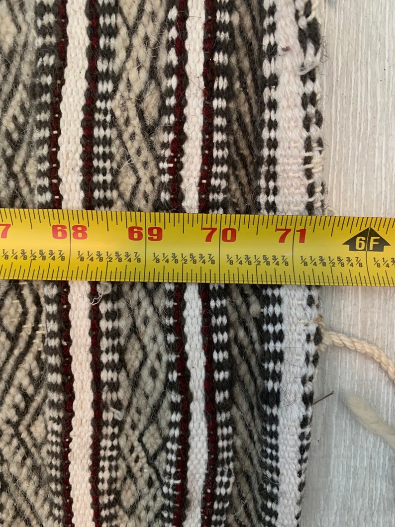 Moroccan Handmade Wool Accent Runner