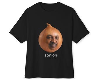 Camiseta con cara de cebolla / Divertida ilustración de vegetales