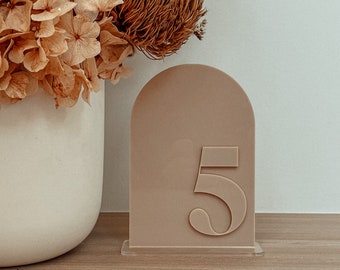 Arch Table Numbers | Table Numbers | Acrylic Table Numbers | Table Number Wedding