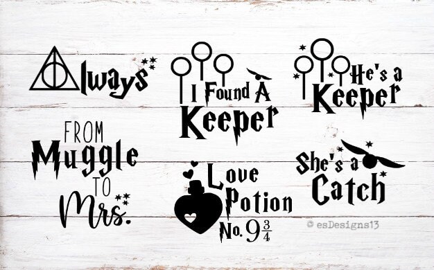 Download Harry Potter Wedding Svg Bundle Harry Potter Quotes Bundle ...