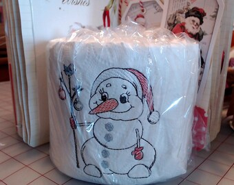 Minnesota Vikings embroidered toilet paper gag gift