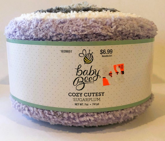 Yarn Baby Bee Cozy Cutesy Yarn in SUGAR PLUM, 7oz, 741yds, Fine 2 Yarn, Baby  Yarn, Crochet Yarn, Knitting Yarn, Amigurumi Kids Wear Decor 