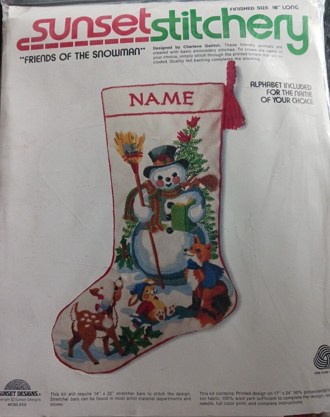 Surprise for a Squirrel Stocking Cross Stitch Kit, code NV-806 MP