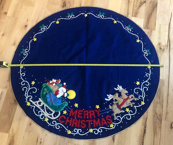 Kringle Express As Is Led Santa In Sleigh W/ Rotating Tree - One-Color