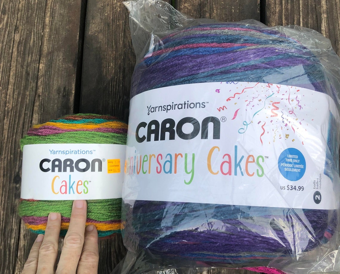 Massive 2lbs of Yarn Caron Anniversary Cakes Super Bulky 6 Etsy