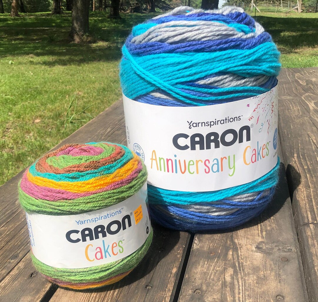 Reef Blue Blanket Yarn Caron Anniversary Cakes Super Bulky Etsy