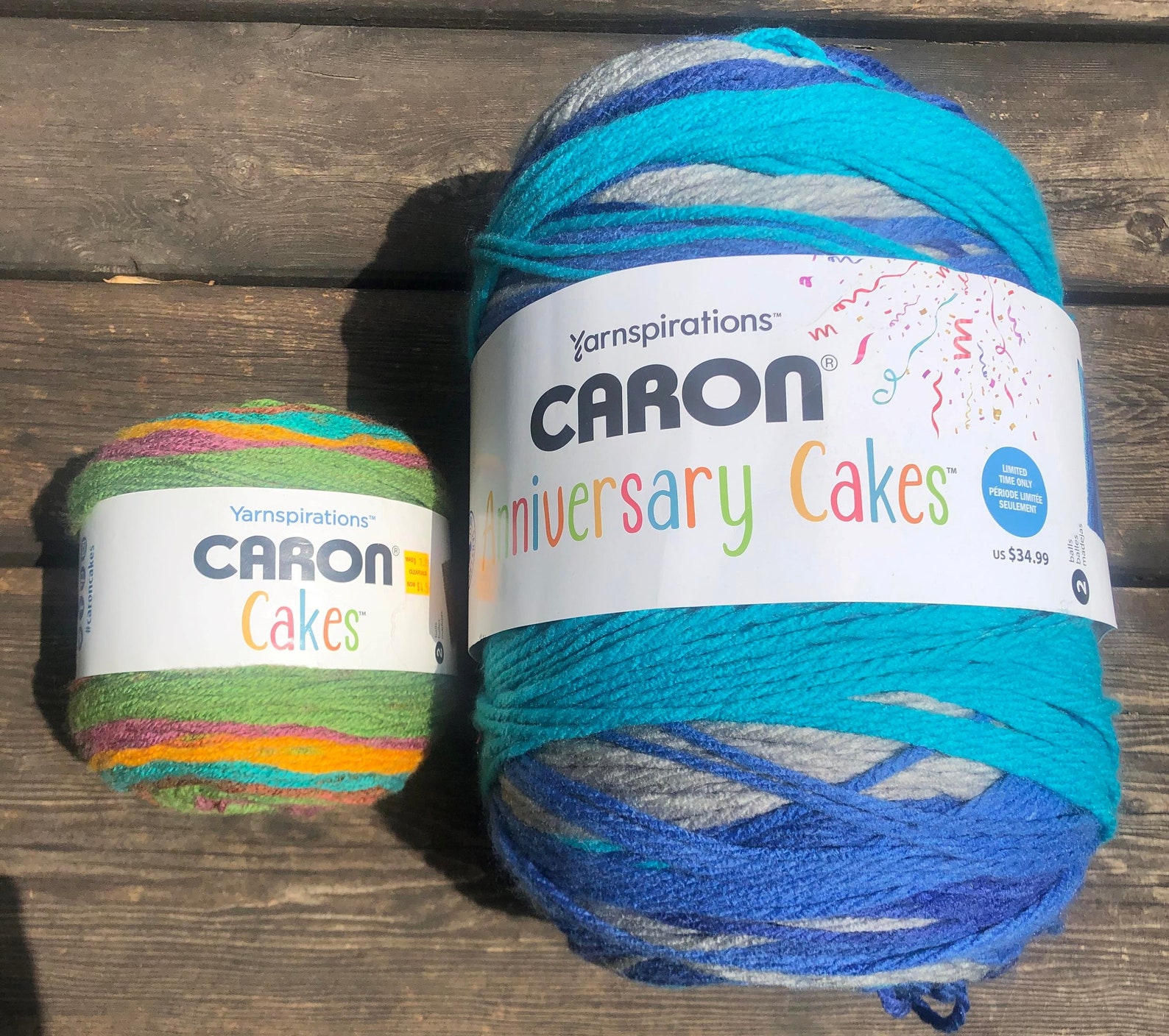 Reef Blue Blanket Yarn Caron Anniversary Cakes Super Bulky Etsy