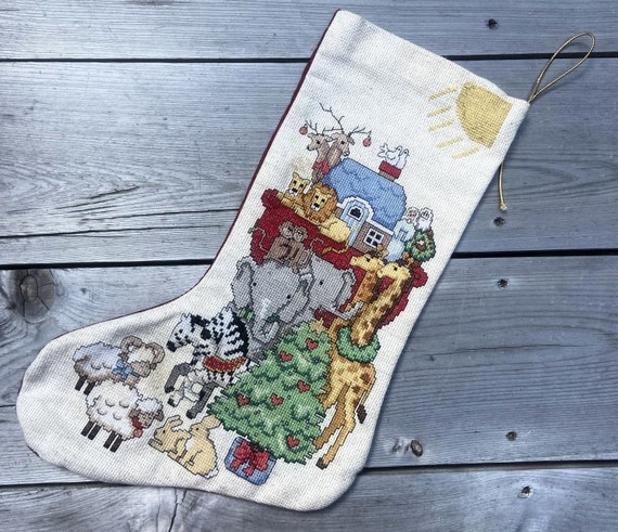 Holiday Counted Cross Stitch Stockings
