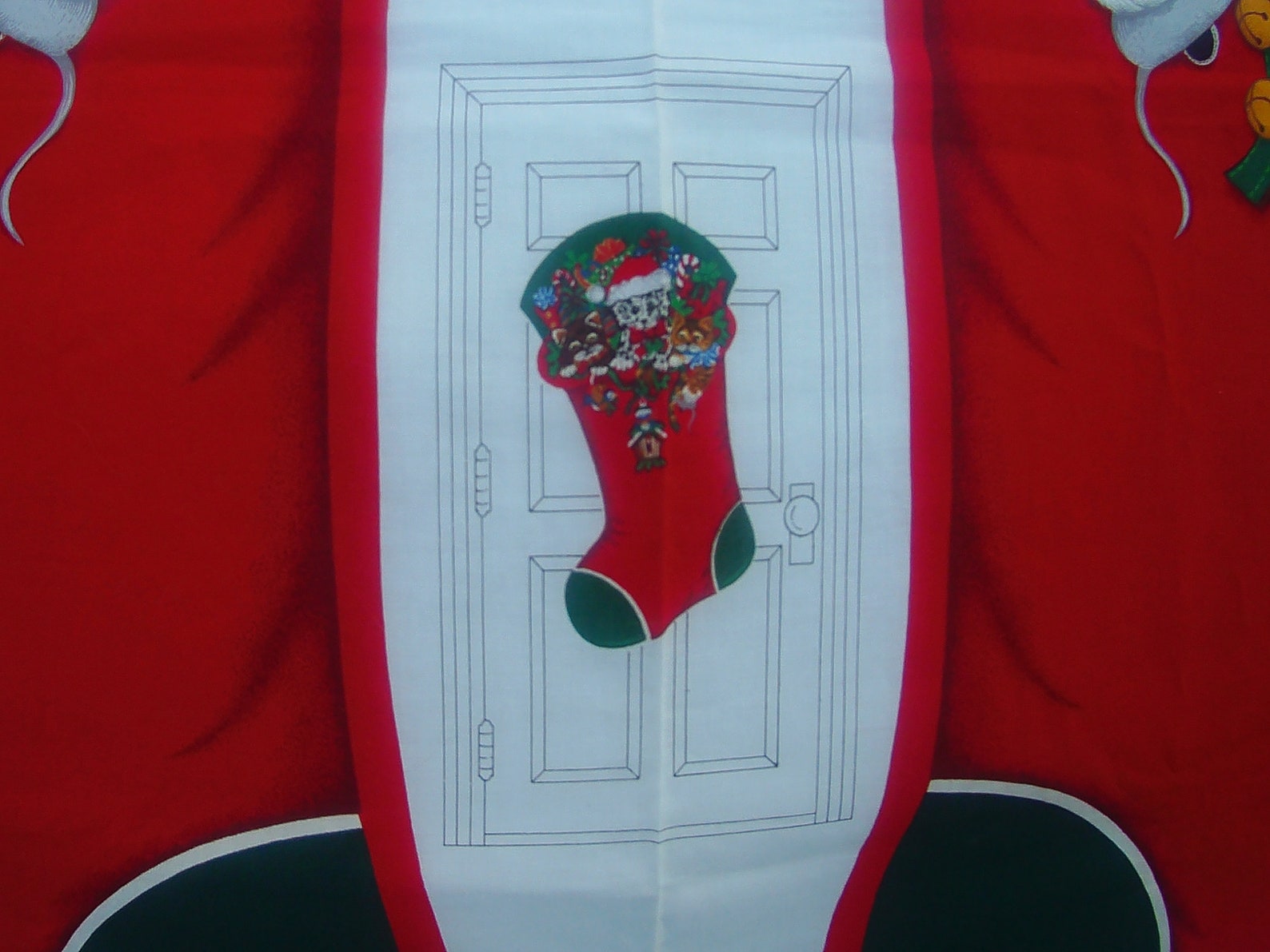 Vintage VIP Cranston Jumbo Christmas Stocking Fabric Panel Kit Etsy