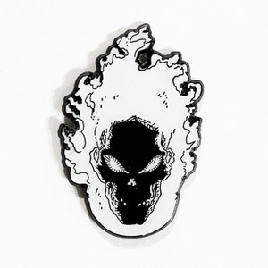 Emaille pin SPIRIT OF VENGEANCE *Groen* glow in the dark Ghost Rider
