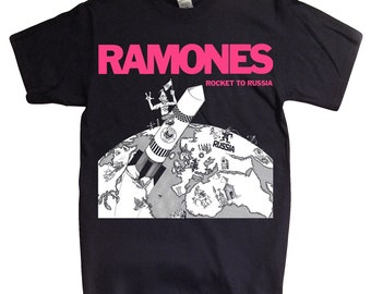 ROCKET TO RUSSIA - Ramones-tröja - Svart