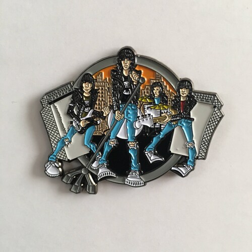 RAMONES Road to Ruin Enamel Lapel Pin Etsy