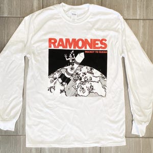 ROCKET TO RUSSIA - Ramones Langarm TShirt - Weiss
