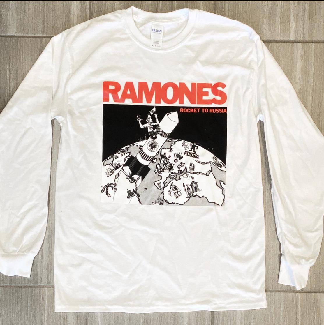 ROCKET TO RUSSIA - Ramones Long Sleeve TShirt - White