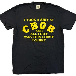 CBGB Bathroom Shirt *Black*