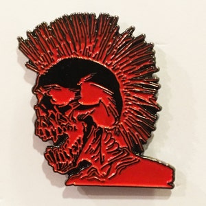 PUNKS NOT DEAD Enamel Lapel Pin