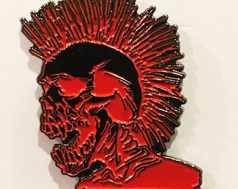 PUNKS NOT DEAD Enamel Lapel Pin