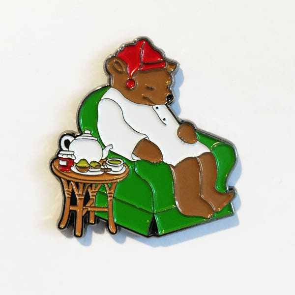 SLEEPYTIME bear Enamel Pin