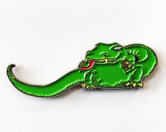 THE DEAD MILKMEN Big Lizard enamel pin