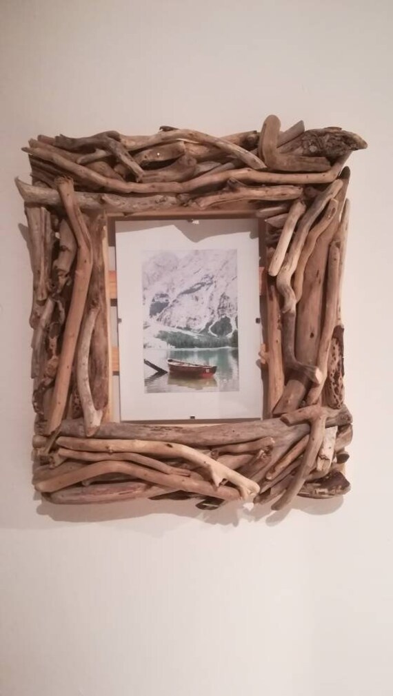 Ce Cadre Oddeobois en Bois Flotté Garantit Une Décoration Intérieure Nature Originale Unique et de F