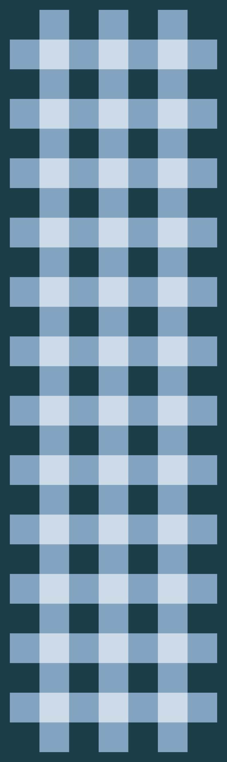Blue gingham bookmark needlepoint cross stitch chart pattern download