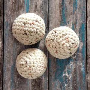 100% Cotton Vegan Dryer Balls | Handmade Dryer Balls | Vegan Cotton Balls | Eco-Friendly Dryer Balls