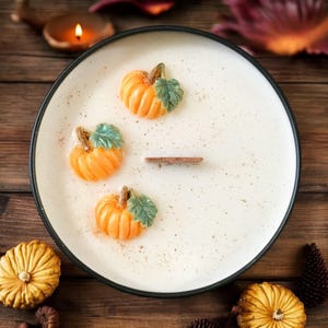 Pumpkin Spice Soy Wax Candle | Crackling Candle | Scented Candle | Home Decor | Soy Wax Candle