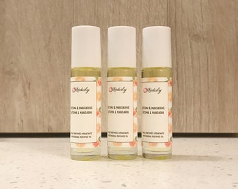 Moisturizing fragrance oil ''Satsuma & tangerine'' vegan | Vegan Nourishing Oil | Handmade | Gift for her