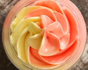 Vegan Whipped Body Butter ''Pink Grapefruit'' | Shea Butter |Moisturizing Body Butter |Natural Body Butter |Vegan